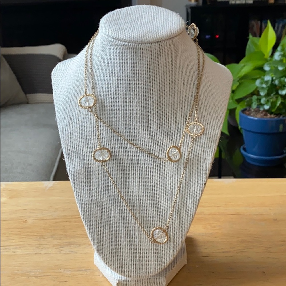 Gold Tone Fashion Necklace